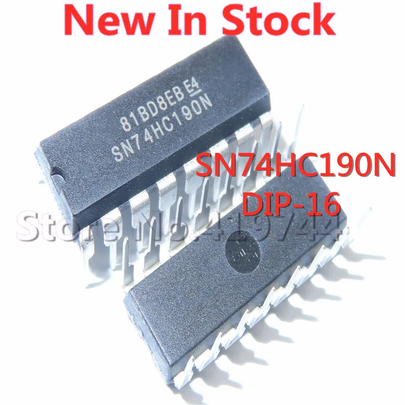 5PCS/LOT SN74HC190N 74HC190 DIP-16 up-sequence counter In Stock NEW Original IC