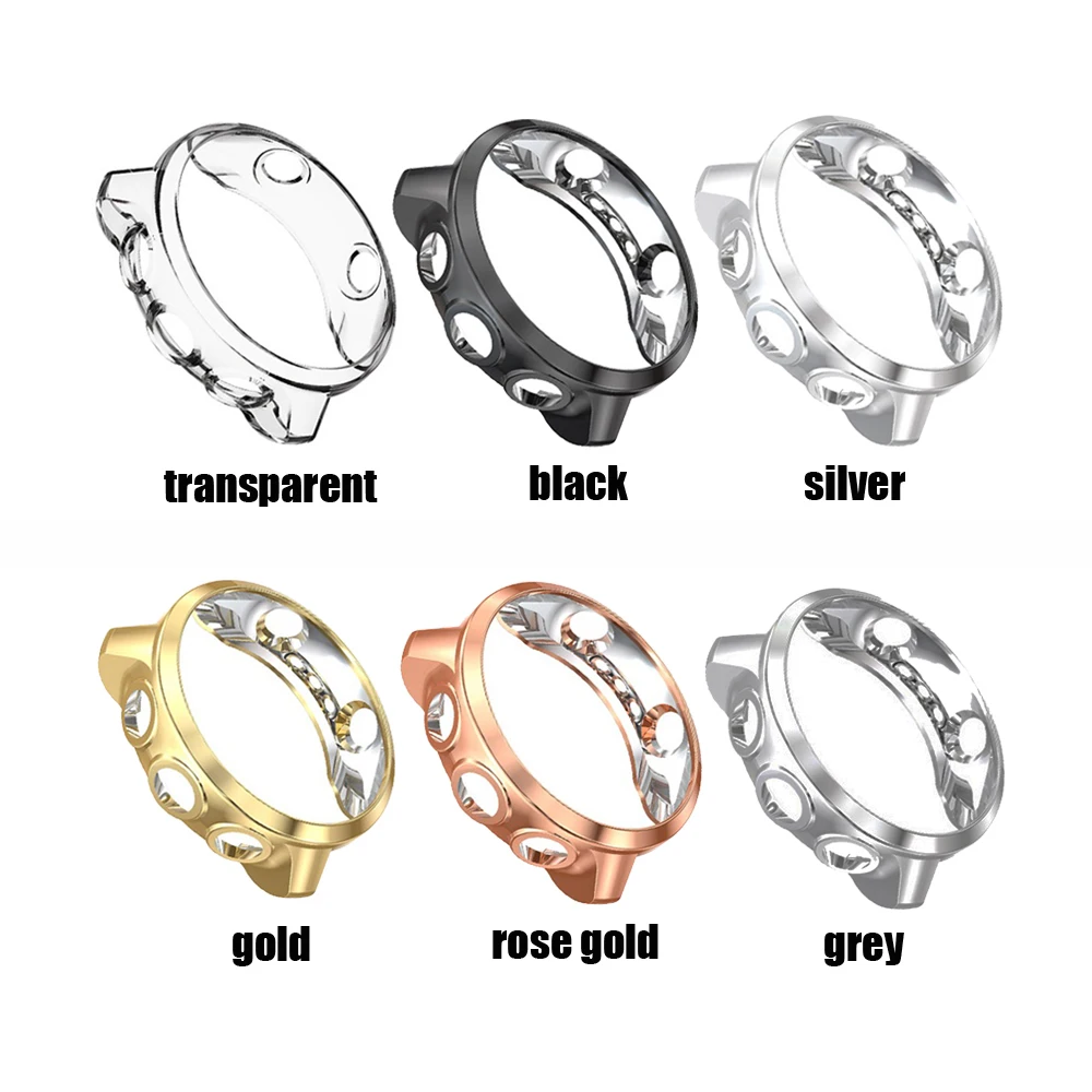 MIIQNUS-واقي شاشة مقاوم للصدمات لـ Garmin Forerunner ، غطاء ساعة واقٍ ناعم من مادة TPU لساعة Garmin 245 / 245M