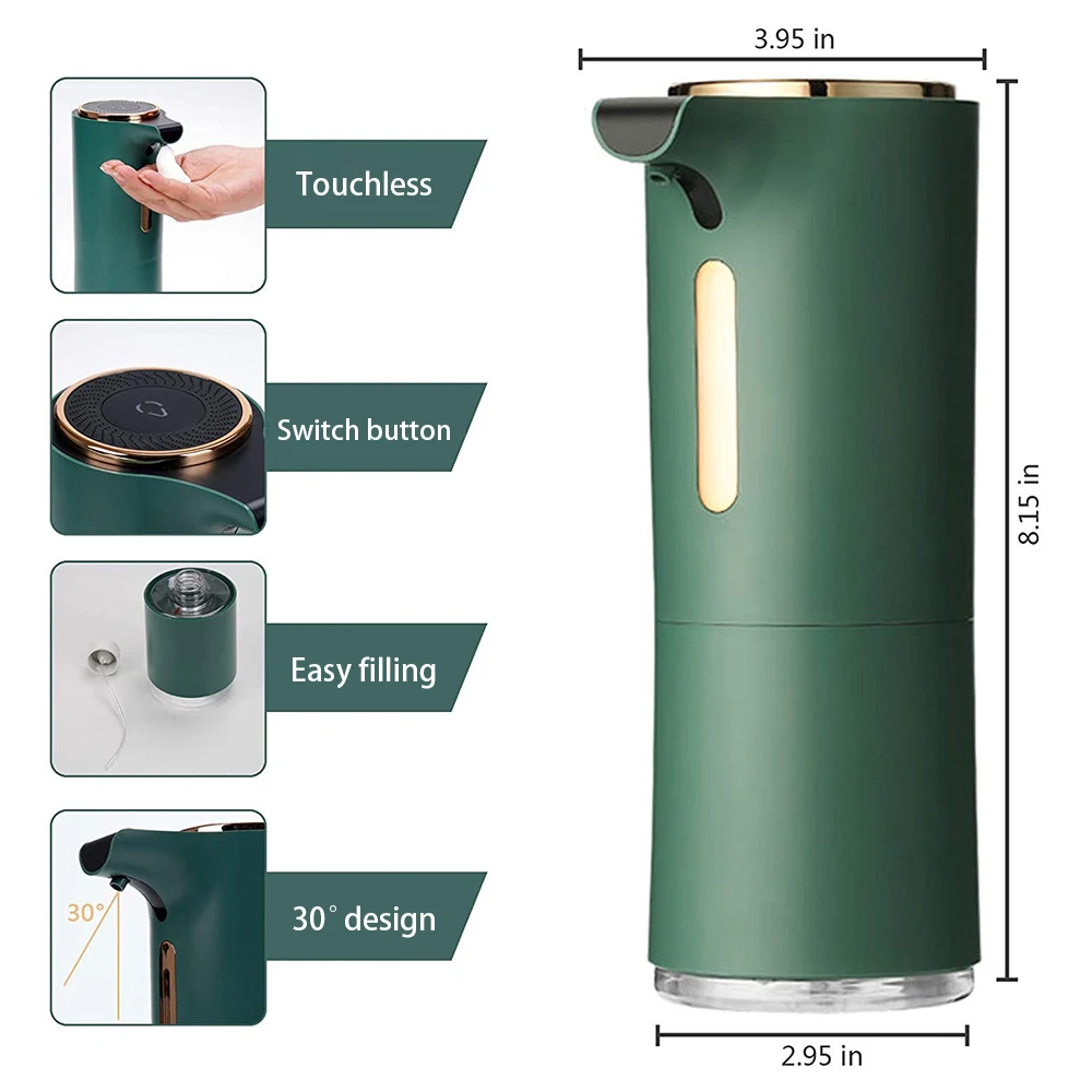 Touchless Soap Dispenser Automatic Sensor Foam Soap Dispenser Hand Sanitizer Machine Foam Automatic Dispenser Perfume 2 In 1