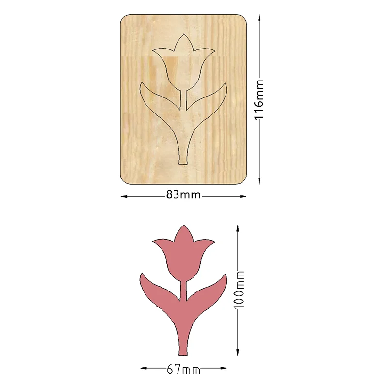 2022 New Leaves Wooden Cutting Dies Scrapbooking Art Decoration Craft Knife Mold Compatible With Most Die Cuts Machines