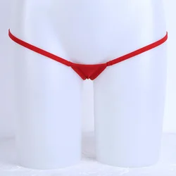 Bragas con parte trasera en T para mujer, ropa interior Sexy de tiro súper bajo, Mini calzoncillos eróticos, Micro Tanga, lencería Sexy