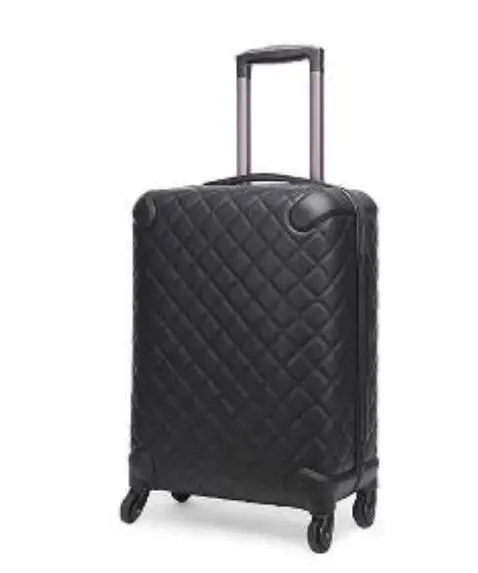 Women Travel Trolley Bags Women PU Leather Carryon Hand Suitcase Wheeled Luggage bag Cabin Trolley Bag on wheels Trolley Luggage