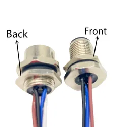 M12 Plugs and Sockets Electronics Wire Terminals Connector Sollar Panel 50/70cm Mechanical Box Mod Male&Female 45812Pin Car Jack