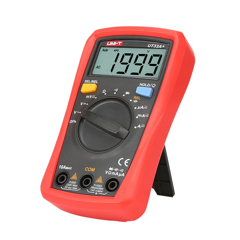 UNI-T UT33A+ UT33B+ UT33C+ UT33D+ Palm Size digital Multimeter With Capacitance/NCV/Diode test/Continuity buzzer