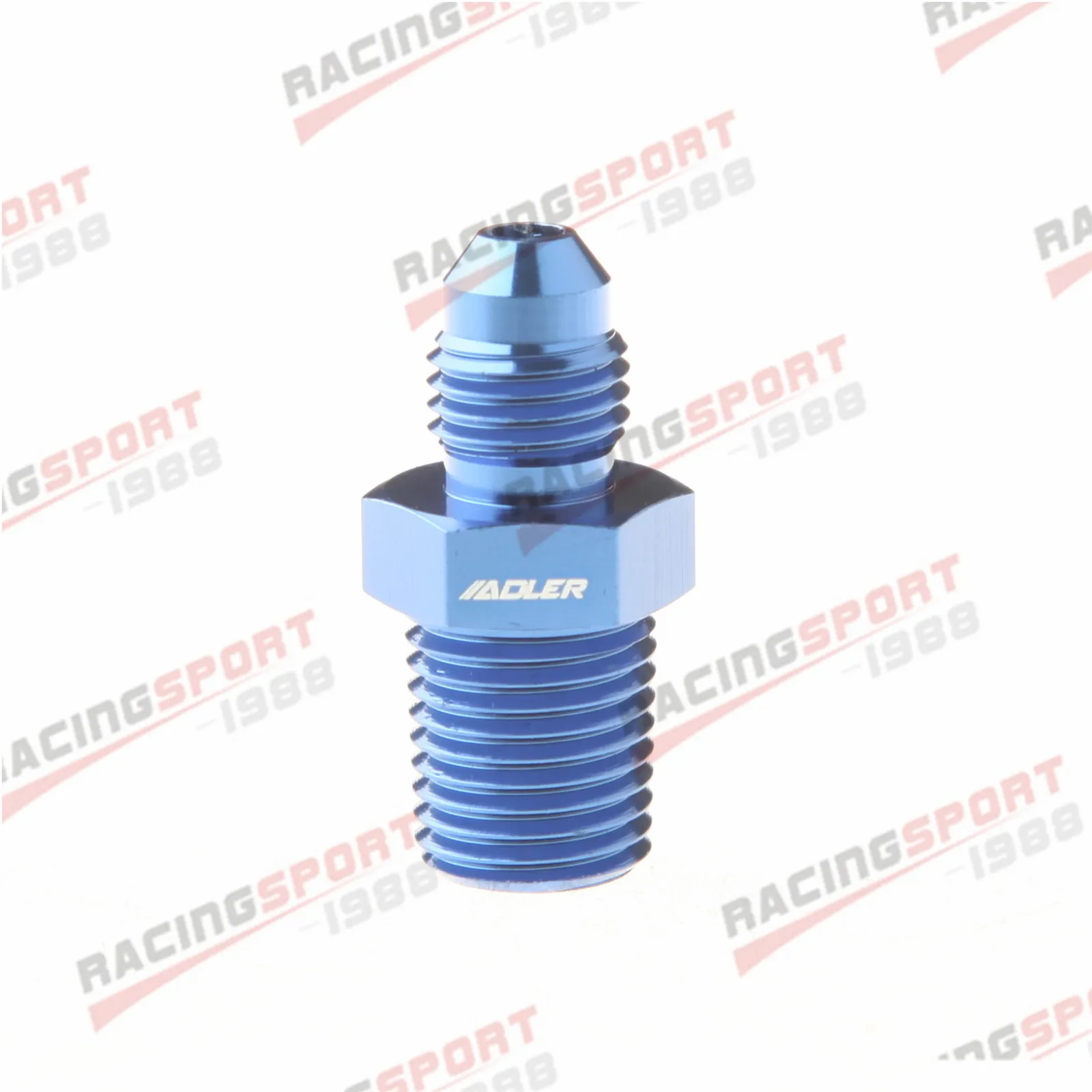 

-4AN AN4 AN-4 To 1/4'' NPT Straight Adapter Pipe Thread Fitting Blue