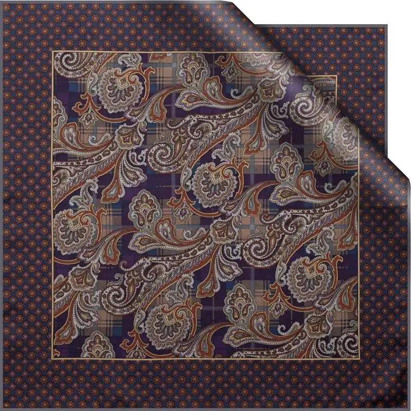 100% Silk Pocket Scarf for Men Business Suits Hankies