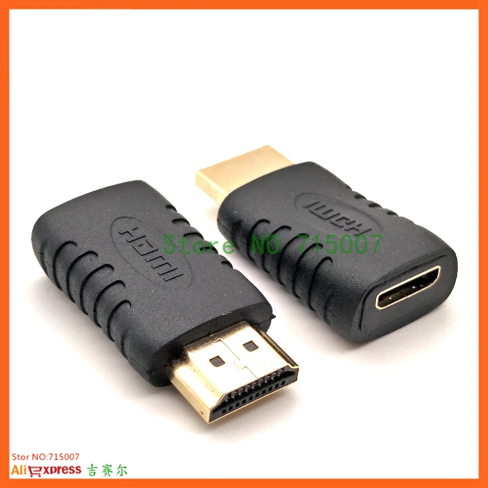 Mini HD compatible hembra a HD macho adaptador convertidor Cable conector chapado en oro para HDTV 1080P Xbox 360