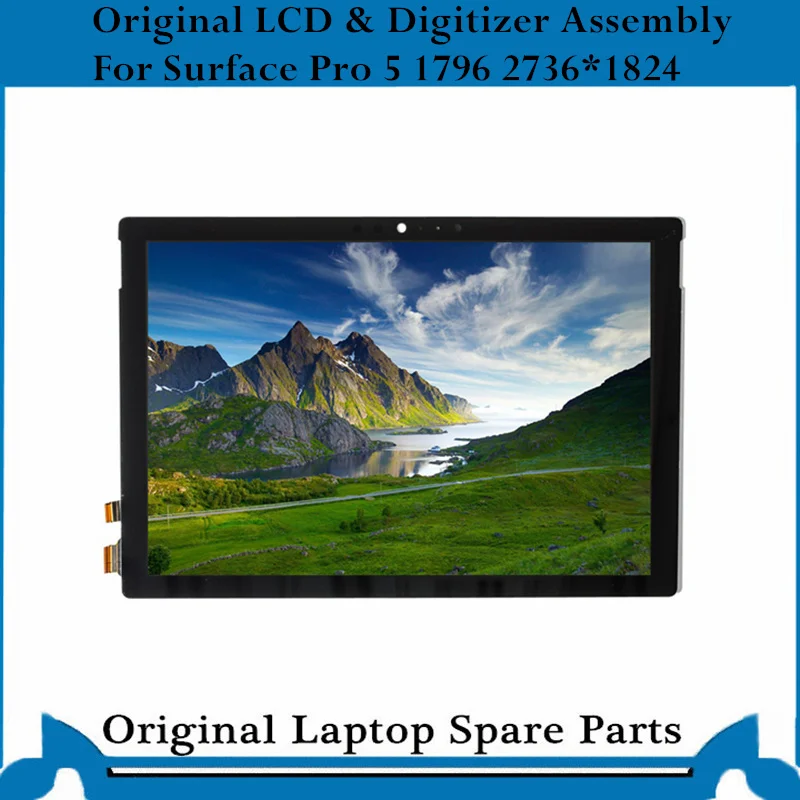 Original  LCD Display Panel for Miscrosoft Surface Pro 5 LCD Screen Digitizer Assembly 1796 LP123WQ1(SP)(A2)