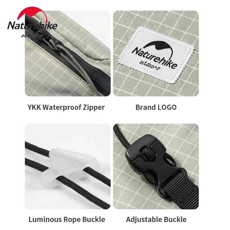 Naturehike Outdoor Casual Shoulder Bag Summer Unisex Small Bags Travel Mini Capacity Messenger Bag Waterproof Fashion Waist Bag