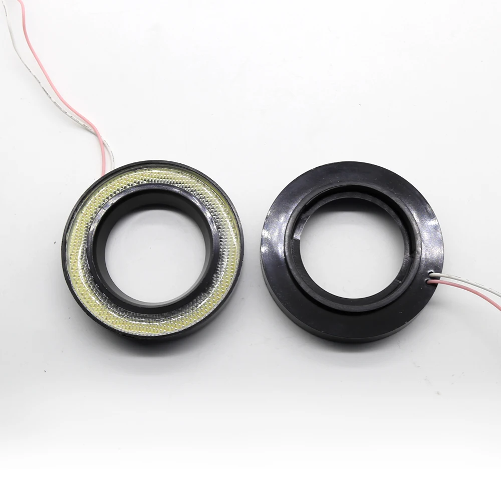 2pcs LED Angel Eyes Bulb Halo Ring Lamp Car Daytime Running Light 64mm 76mm 89mm DRL Fog Light Styling Light Decorative Lights