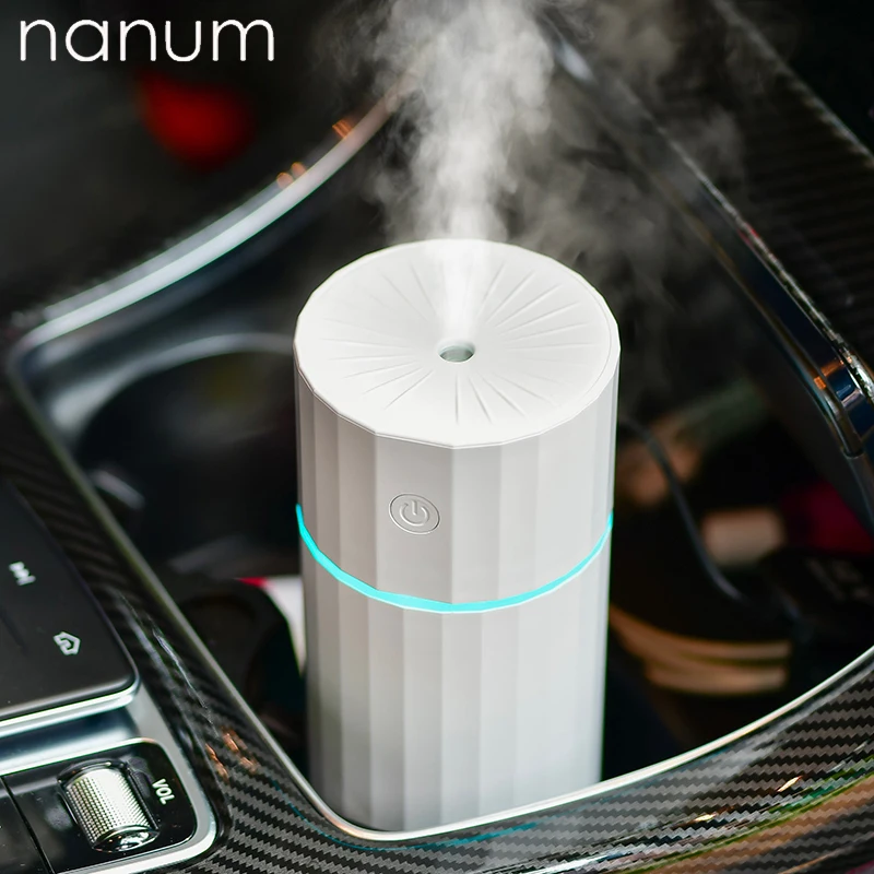 Creative Car Essential Oil Diffuser Mini Ultrasonic Diamond Humidifier LED Light USB Aromatherapy Fogger Car Air Freshener