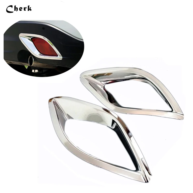 ABS Chrome For Mazda CX-5 CX5 2015 Car After Rear Tail Fog lights Lamp Foglight Shade Frame Trim cover Auto Accessories Styling