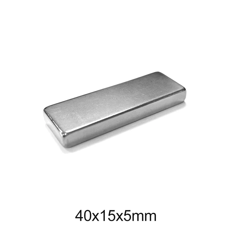 40x15x5 mm Super Strong Neodymium Magnet 40mm*15mm Block Permanent Magnets 40x15x5mm sheet Powerful Magnet  40*15*5 mm