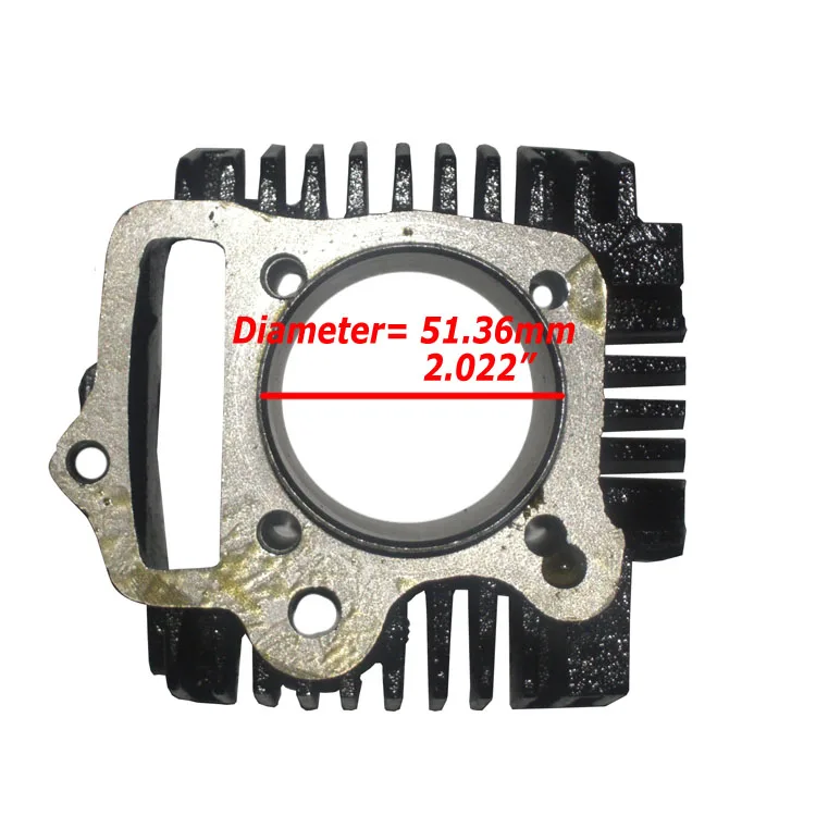 110cc cylinder Kit fit for Zongshen Lifan Loncin Bashan Jianshe Jialing Honda etc....Horizontal 110cc motorcycle engine