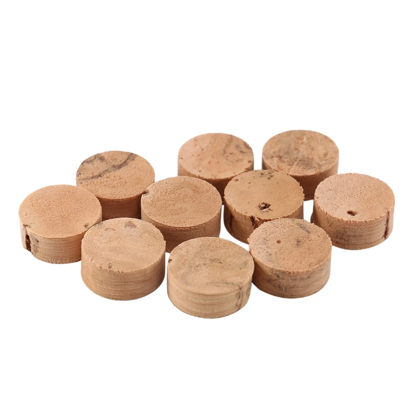 Quality 10Pcs Water Key Water Key Spit Valve Cork Pad For Trumpet Trombone Repair Accessories Diameter 9Mm Thickness 4Mm