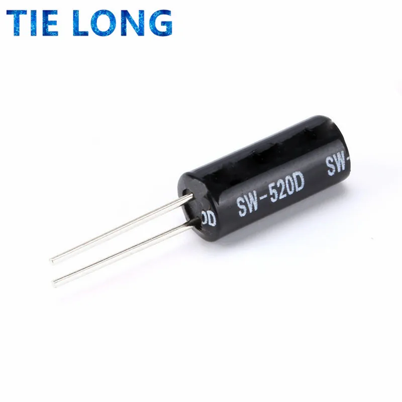 10pcs SW-520D Highly Sensitive SW-520D Metal Ball Angle Tilt Shaking Switch Vibration switch For arduino