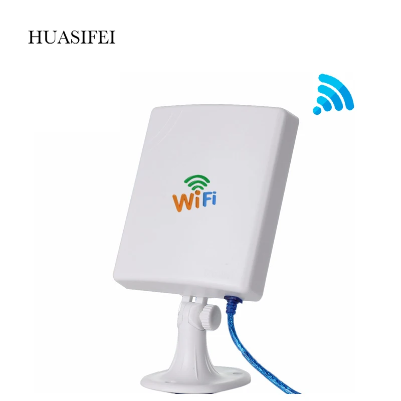 2.4G WiFi USB receiver 150Mbps high gain 14DBi antenna 5m cable high power wireless network card outdoor waterproof remote Wifi