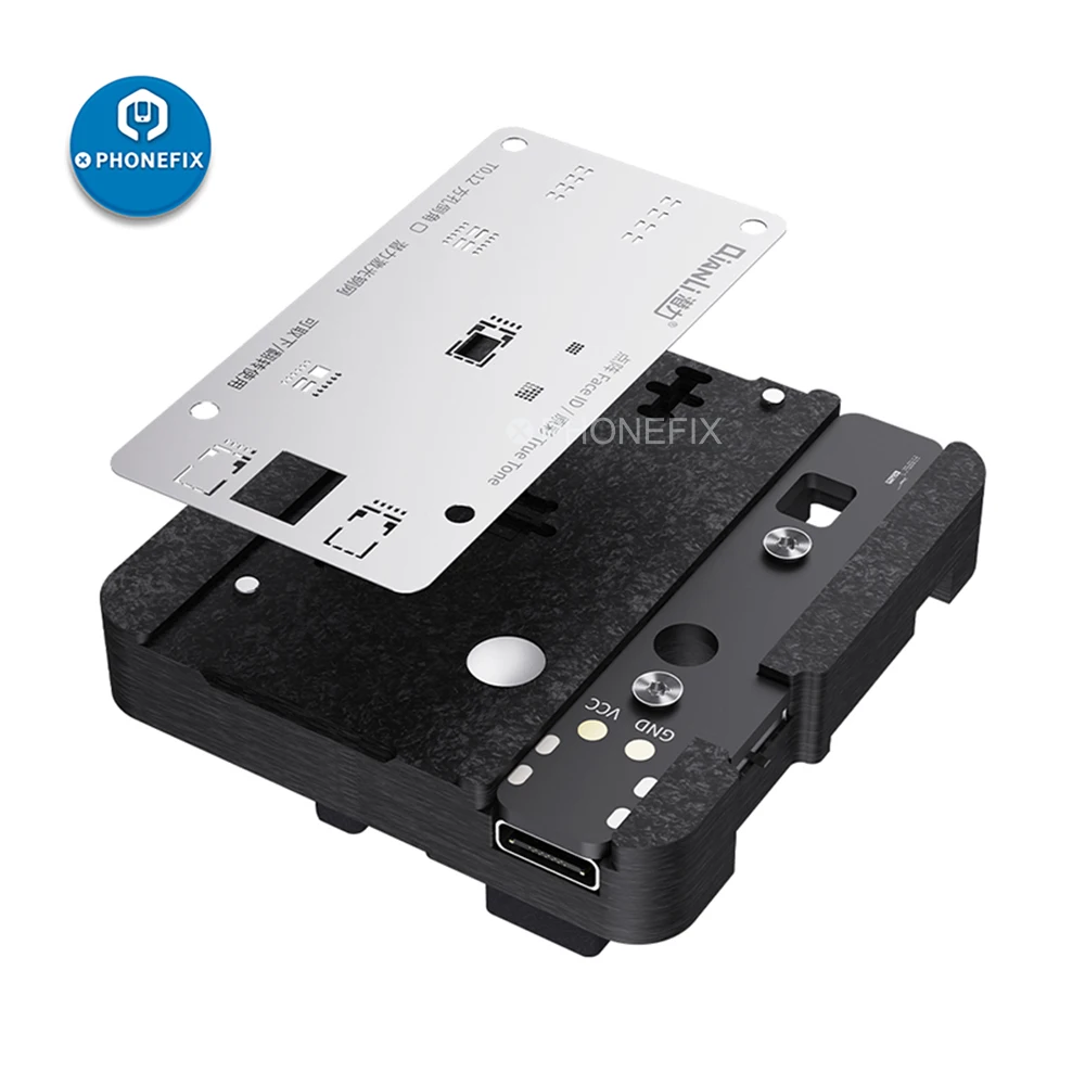 Qianli Dot Matrix apparecchio di riparazione per IPhone X-11 Pro Max Face ID reticolo riparazione Hold Dot proiettore Reballing Flex cavi scanalatura