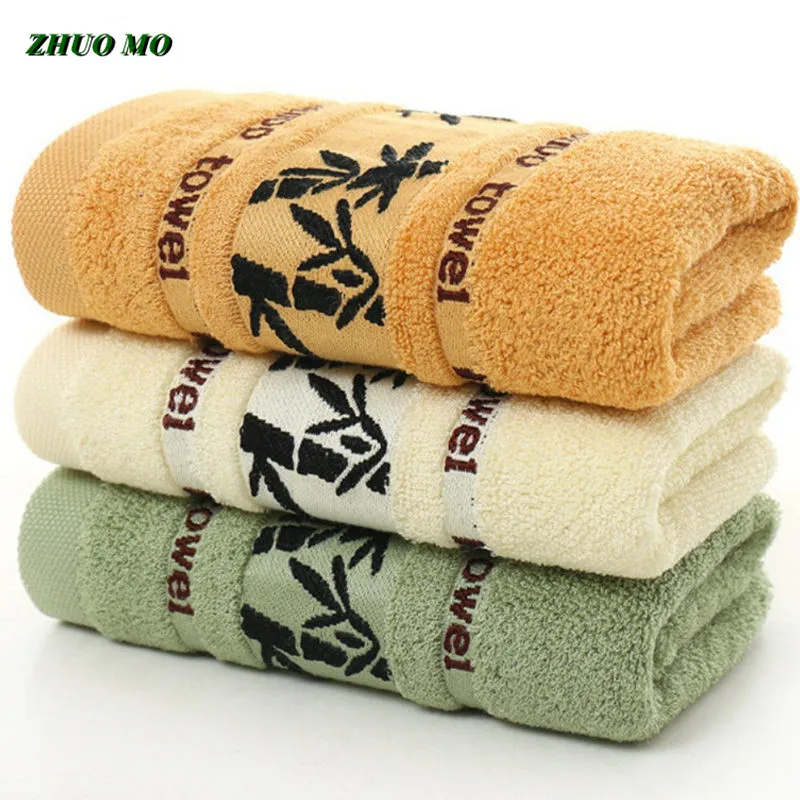 

ZHUO MO-Bamboo Jacquard Towel для ванной комнаты, ручная стирка 3-цветное полотенце, мягкое и лучшее качество, черные чернила, ширина перерыва, 2 шт., 3 шт.