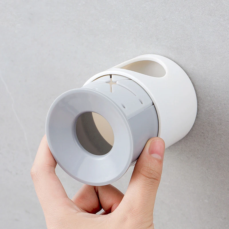 Xiaomi Youpin Toothbrush Holder Toothpaste Dispenser Storage Rack Wall-Mounted Space-Saving Household Bathroom Accessories Set - Image 2