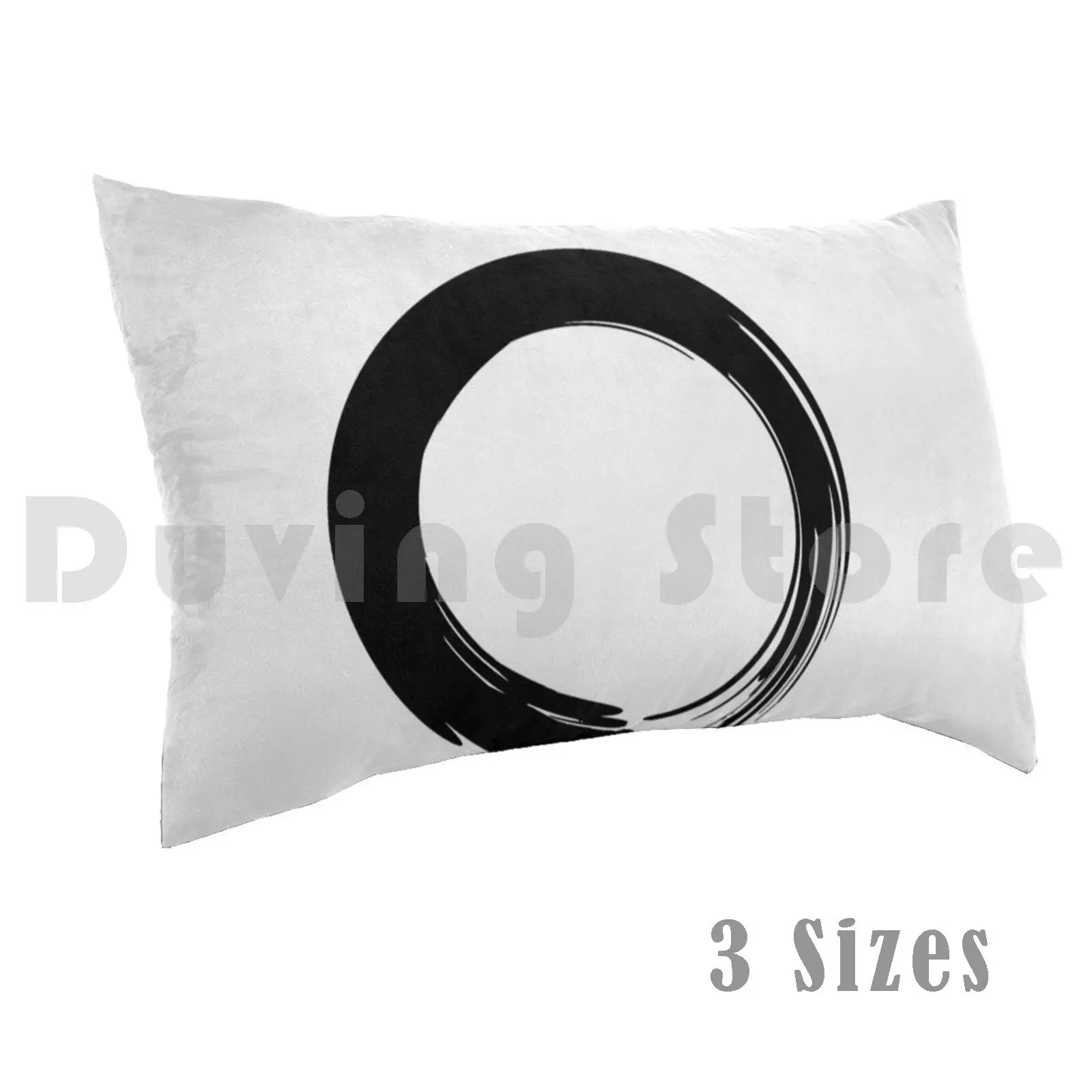 Enso Circle Pillow Case DIY 50*70 Enso Circle Enso Circle Japan Japanese Zen Buddhism Buddhist Symbol