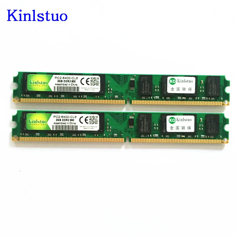 1 قطعة سطح المكتب DIMM الكمبيوتر ذاكرة الوصول العشوائي DDR2 2Gb 800/667/ 533Mhz إنتل و AMD 2G DDR2 رام ميموريا دي escritorio PC2-6400