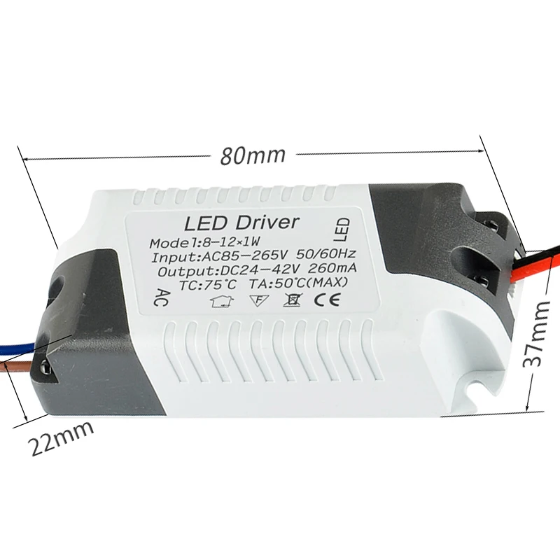 2PCS LED Treiber 300ma 3w4W7w 8W12w18W25w 36w 300ma LED Netzteil Anzupassen Einheit AC85 ~ 265V LED Lichter Transformatoren Treiber für LEDs – Detail 15