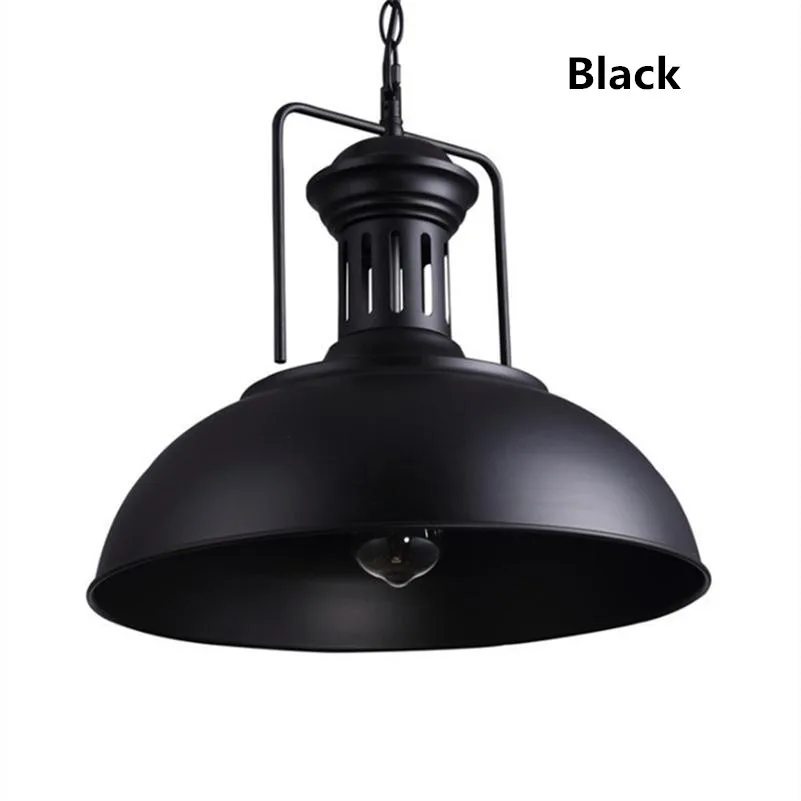 Nordic Retro Pendant Lights Adjustable Chain Industrial Loft Chandelier Villa Cafe Store Counter Pub Dining Table Hanging Lamps