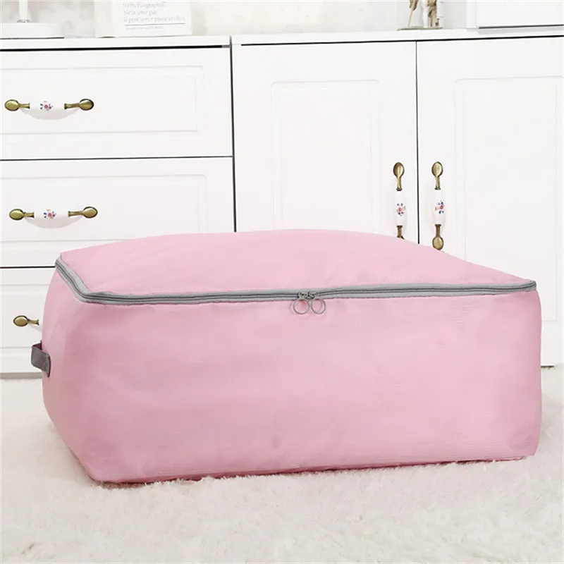 Oxford Clothing Storage Box Bedding Item Packing Bag Clothes Organizer Durable Quilt Box Zipper Dirty Clothes Collecting Case