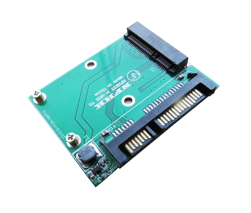 MSATA SSD To 2.5\'\' SATA 3 6.0gps Adapter Converter Card With Switching Mode Power Supply Module Board Mini Pcie Ssd Good Hots
