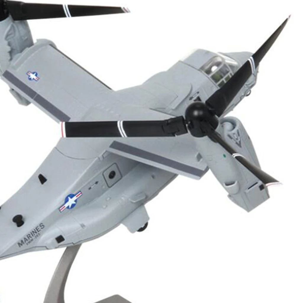 Modern 1/72 Scale American  Bell V-22 Rotorcraft Plane Model Playset