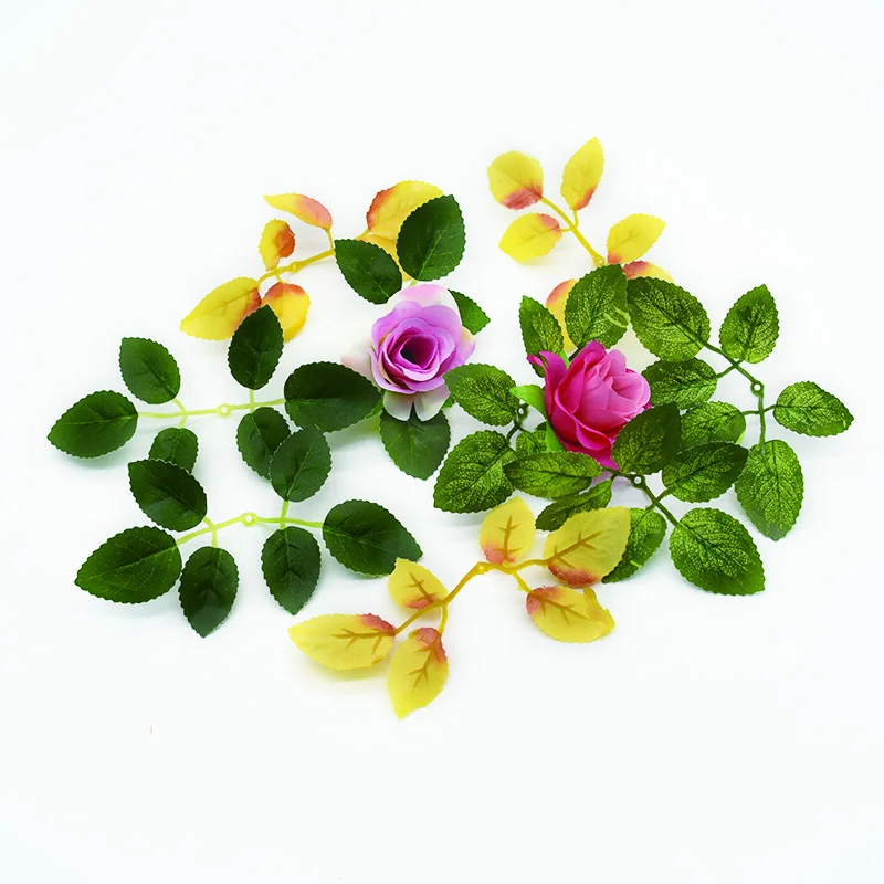 30 Pieces Artificial Leaves Simulation of Green Plants Wedding Decoration Christmas Decorations for Home Candy Box False Leaves