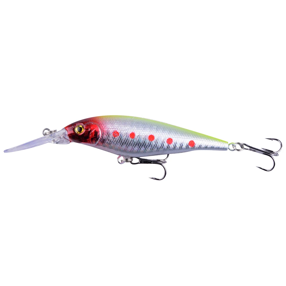 1piece Super Quality10 Colors 11cm 10.2g Isca Artificial Hard Bait Pesca Minnow Fishing lures wobbler crankbait 6# hook 3D eyes