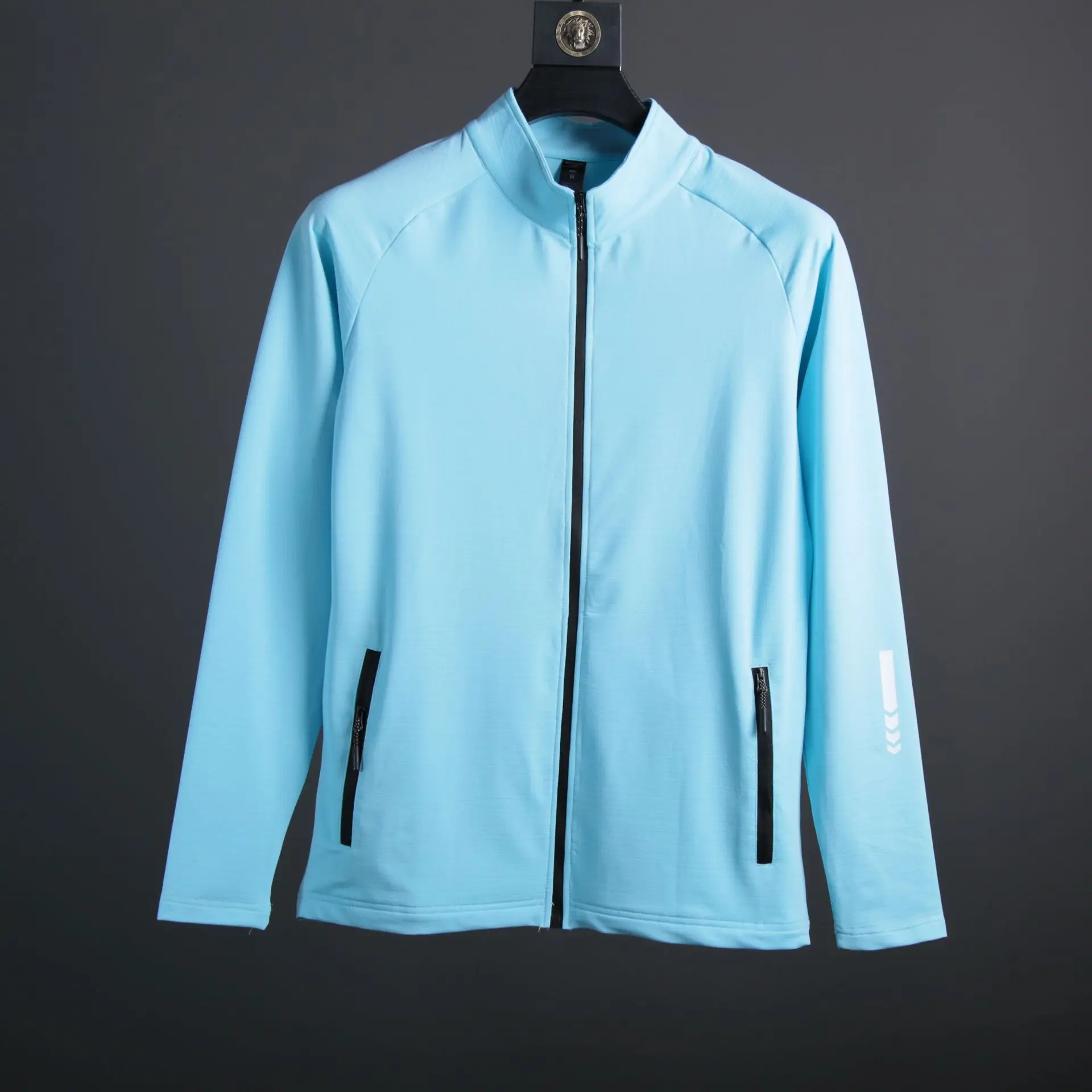 New Winter thick Sport Shirt Men Zipper elastic Quick dry Running Jackets Fitness Gym Sports Clothing Sport Top Mens Sportswear