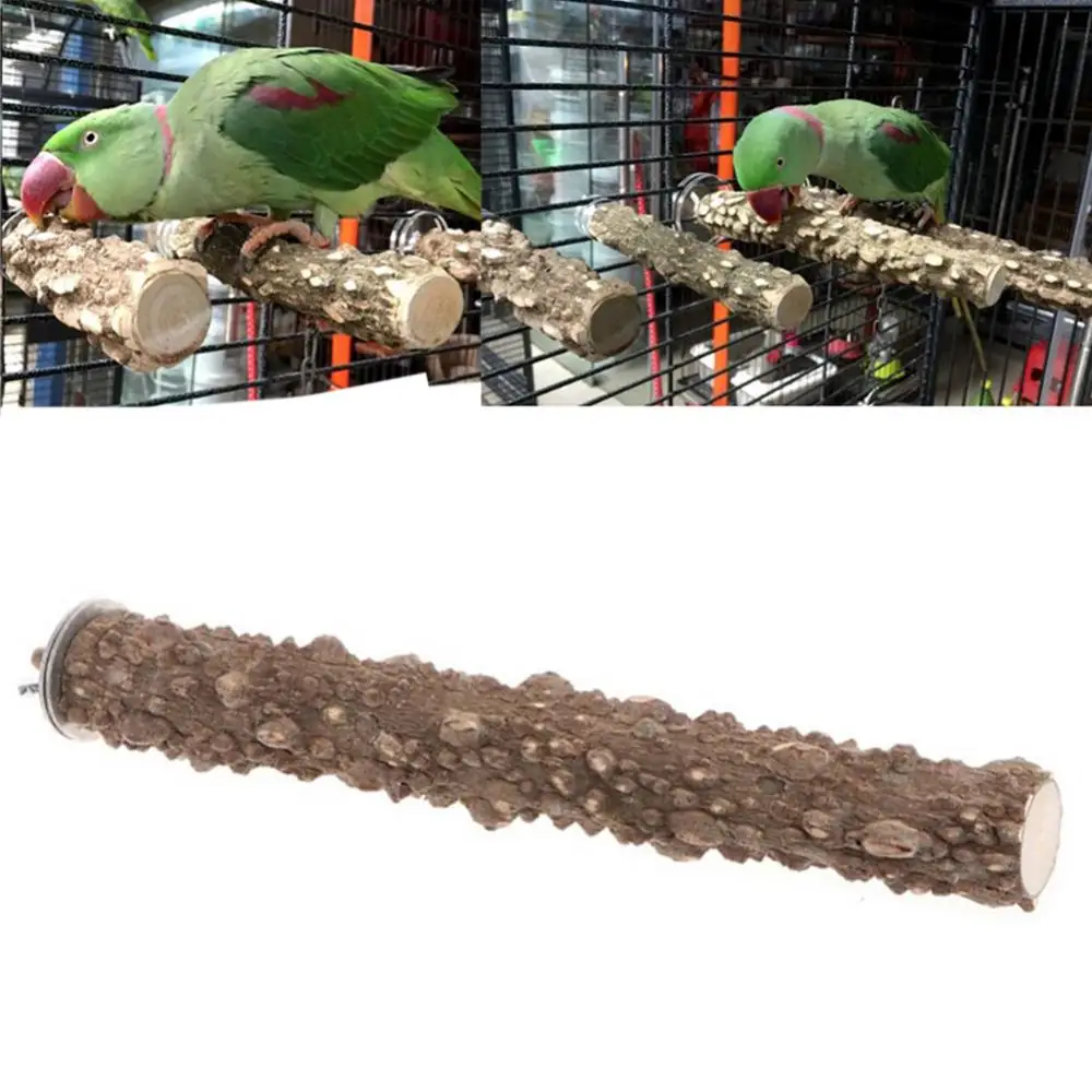 

Pet Bird Parrot Stand Perch Stick Platform Grinding Paw Cage Hanging Chew Toy Pet Product Bird Standing Stick Hanging Cage