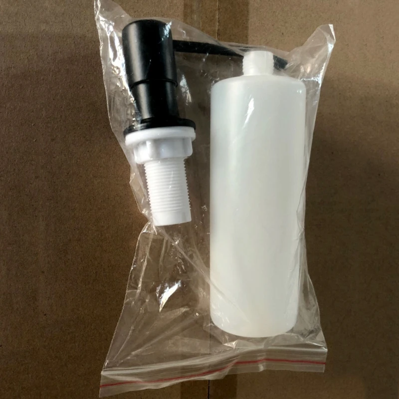 1Set 300Ml Zeepdispenser Rvs Aanrecht Zeepdispenser Kit Dropshipping