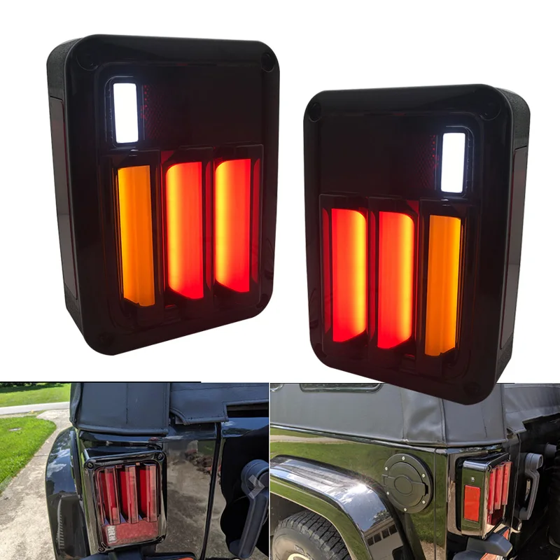 

Turn Signal EU / US LED Tail Lights Reverse Lamps Red Amber Arrow For Jeep Wrangler JK 2007-2017 tail light For jeep wrangler JK