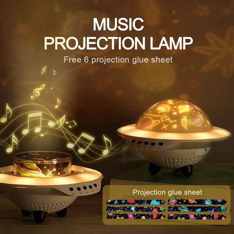LED Star Sky Projector Night Light Remote Control Rotating Rechargeable Table Lamp Indoor Romantic Decor Christmas New Year Gift