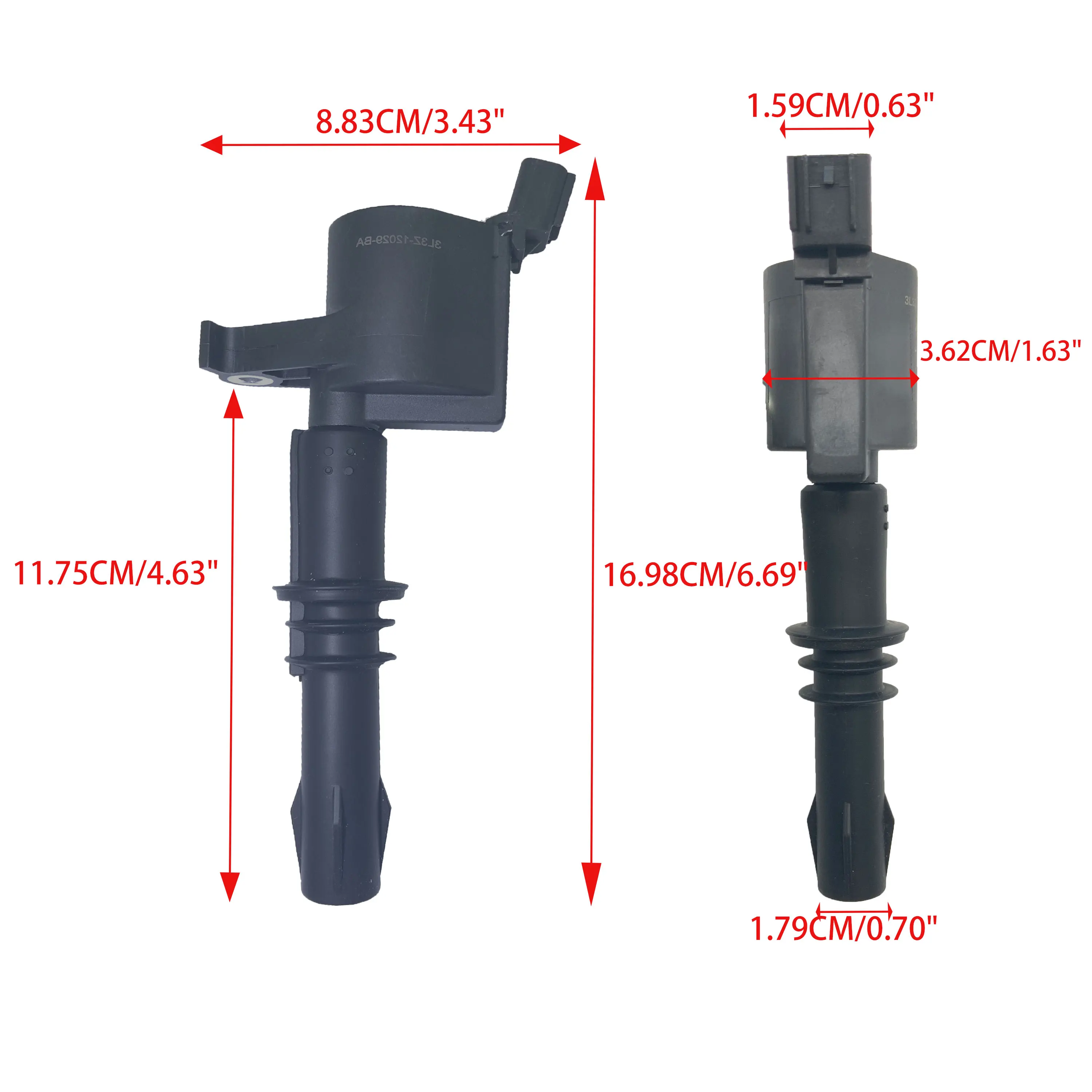 Original Quality Ignition Coil 3L3Z-12029-BA For FORD Lincoln Mercury V8 V10 4.6l 5.4l 6.8l Compatible with DG511 C1541 FD508