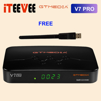 1PC New GTMEDIA V7 PRO TV BOX DVB-S/S2/S2X+T/T2 CA Card 1080P 1G Bit RAM Support Mars IKS VCM/ACM/Multi-Stream/T2MI