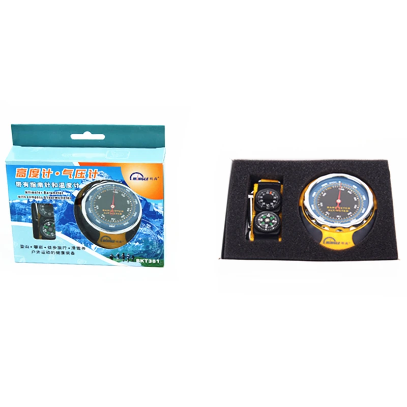 Outdoor Climbing Supplies Multifunction LCD Digital Altimeter Barometer Thermometer Compass Elevation Table