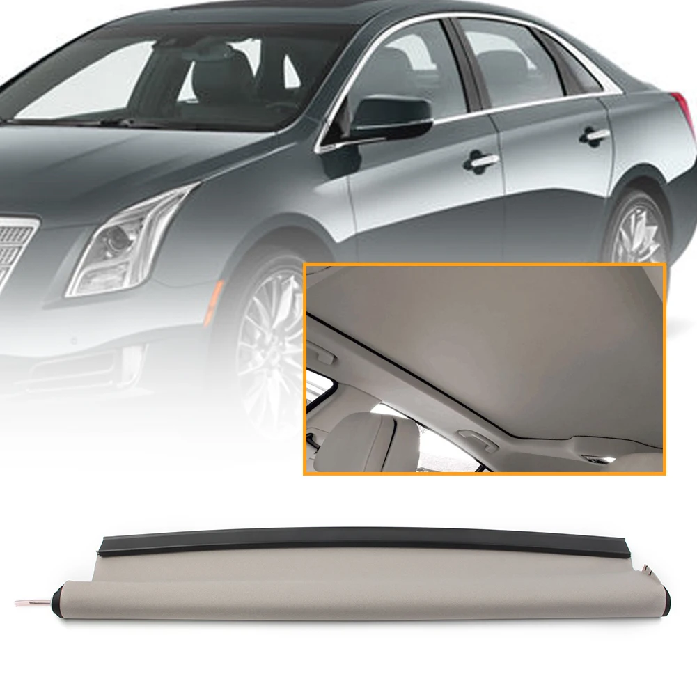 

Gray Car Sunroof Sun Roof Curtain Shade Shields Cover Assembly 22889266 15936285 For Cadillac XTS 2013 2014 2015 2016 2017 2018