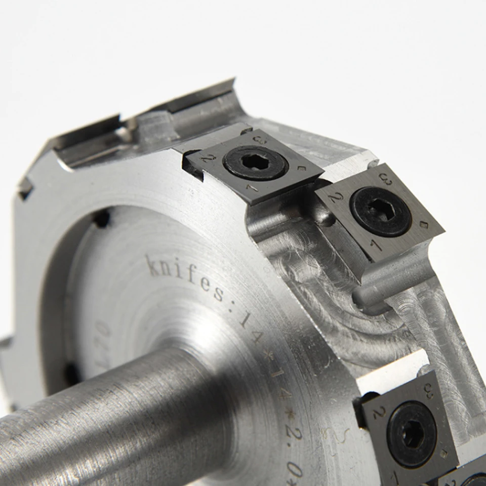 Fraise hélicoïdale, tête de fraisage hélicoïdale type T, acier allié, tête de fraisage en alliage d'aluminium, machines CNC pour travail du bois