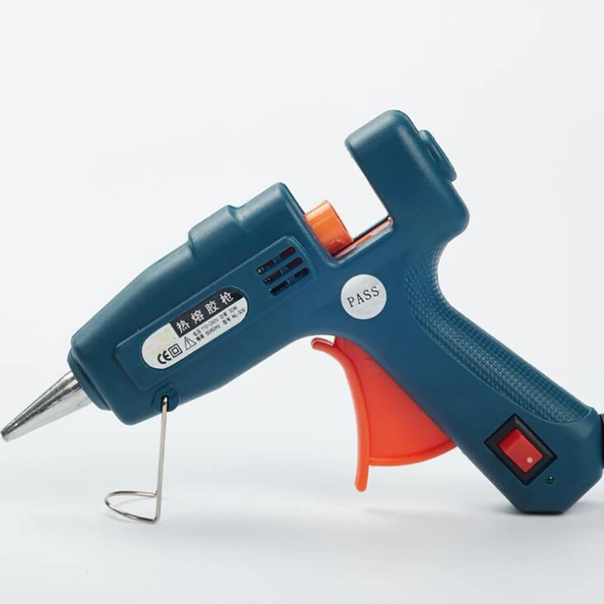 100-240V 20W Hot Melt Glue Gun Professional pistolet Mini For Metal/Wood Working Stick Paper Hairpin Home Repairs