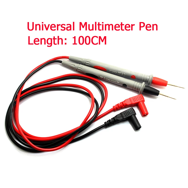 Test lead GRANDWISDOM wire Special tip test pen Fine tip 1000V 10A gold-plated copper needle test pen Multimeter pen