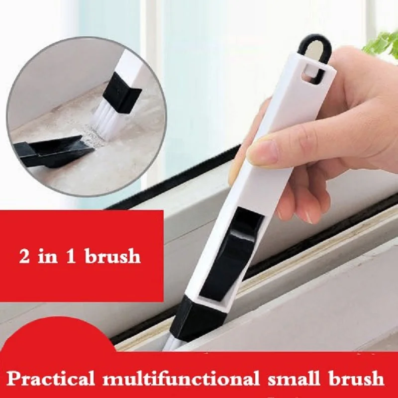 Multifunction Computer Window Cleaning Brush Window Groove Keyboard Cleaner Nook Cranny Dust Shovel Window Track Cleaner