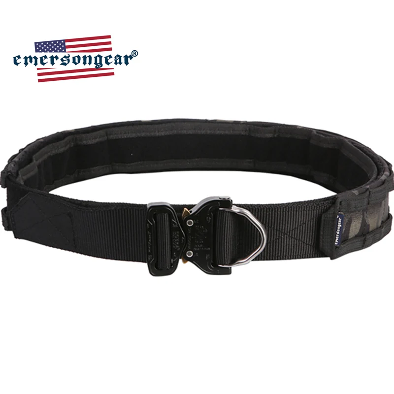 EMERSONGEAR, армейский ремень с D-образным кольцом, 1,75-2 дюйма, один шт., боевой ремень emerson, тактическое снаряжение, аксессуары для охоты, кемпинга EM9342