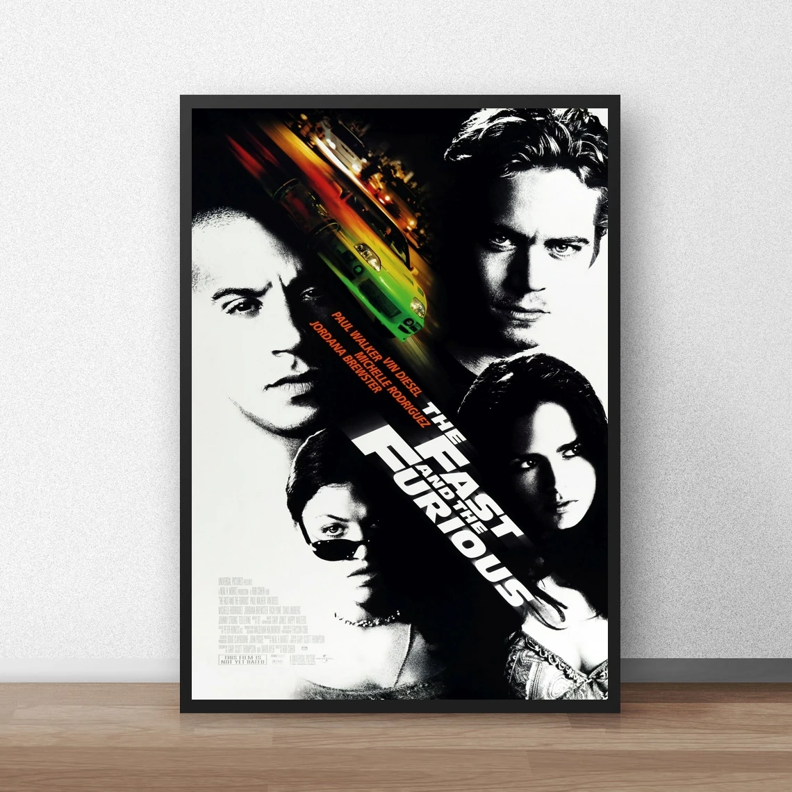 The Fast And The Furious Classic Movie Poster Canvas Art Print Home Decoration Wall Painting ( No Frame )