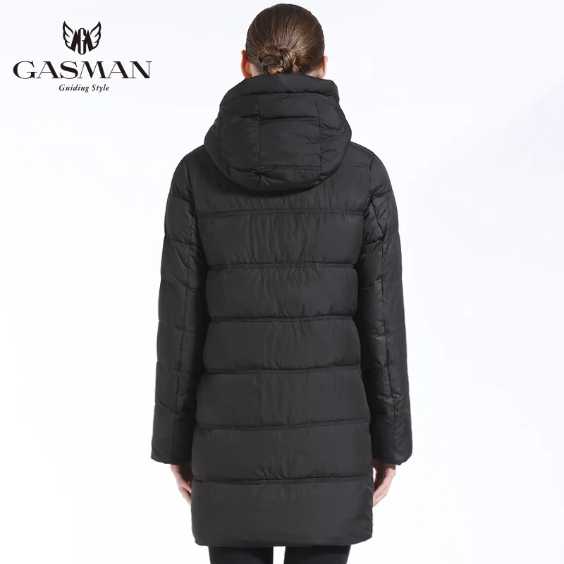 GASMAN 2022 Fashion Women Hooded Parka Down Winter Brand For Down Jacket Women Winter Thick Overcoat Women Jacets and Coat 18806