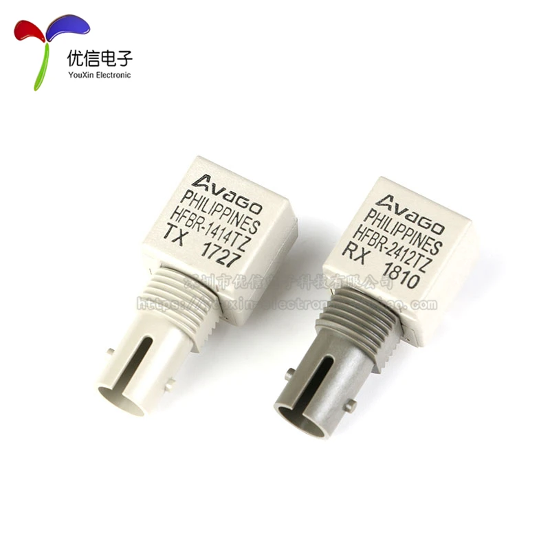 HFBR-1414TZ/HFBR-2412TZ/HFBR-2412TCZ  ST threaded port optical emitter fiber transceiver